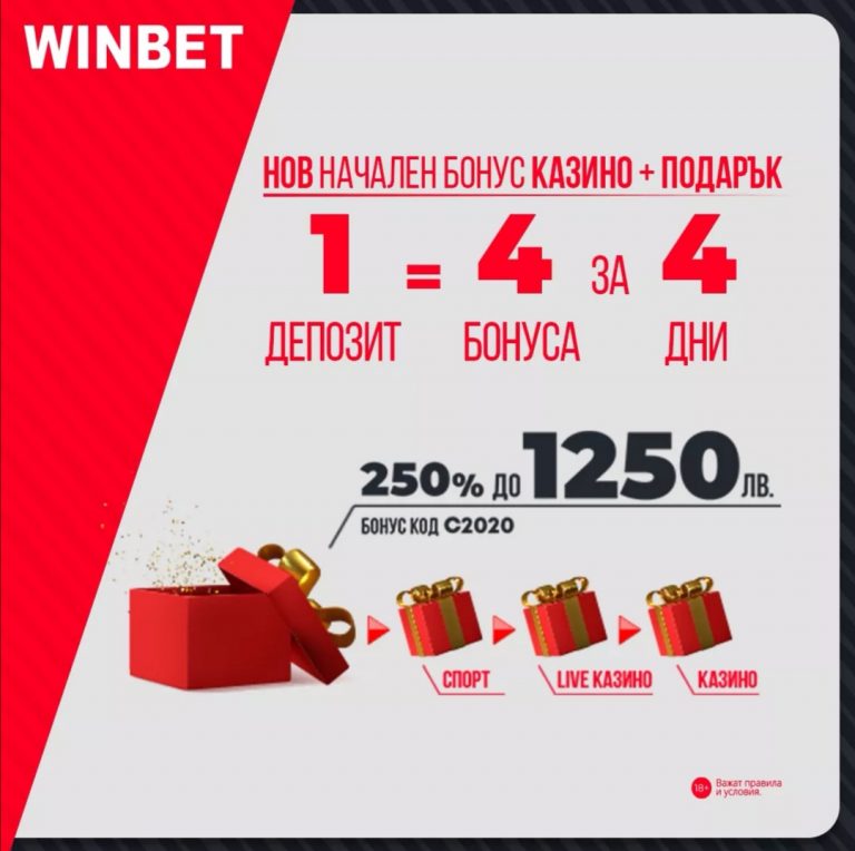Начален Бонус Казино,плюс още три бонуса подарък !