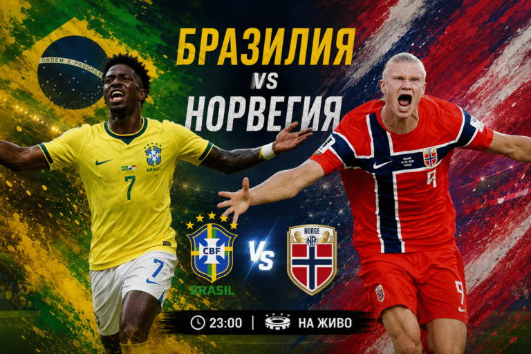 Бразилия – Норвегия : Топ прогноза !
